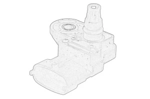 Senzor presiune galerie admisie IVECO ALFA ROMEO 159; FIAT BRAVO II, CROMA, DOBLO/MINIVAN dupa 2001 - (4 pin) - Original OE