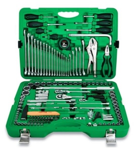 Set chei diferite tipuri si marimi 144 piese TOPTUL