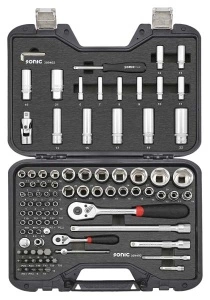 Set chei tubulare diferite marimi, 94 piese SONIC