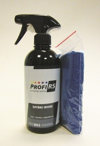Solutie ceara rapida 500 ml cu carpa microfibra PROFIRS