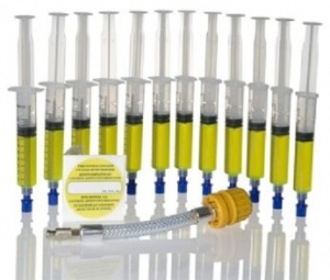Solutie contrast UV cu adaptor LP verificare etanseitate sistem climatizare 12 bucati 7,5 ml Errecom