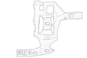 Suport bara OPEL CORSA E, CORSA E/HATCHBACK dupa 2014 - Original OE
