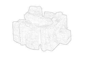 Suport radiator BMW X5, X6 2006-2019 - (E70; F15, F85; E71, E72; F16, F86) - Original OE
