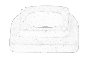 Suport radiator / Fata FORD ECOSPORT, FIESTA VII, PUMA dupa 2017 - (conector cauciuc) - Original OE