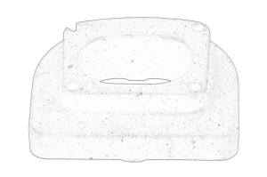 Suport radiator / Fata FORD ECOSPORT, FIESTA VII, PUMA dupa 2017 - (conector cauciuc) - Original OE