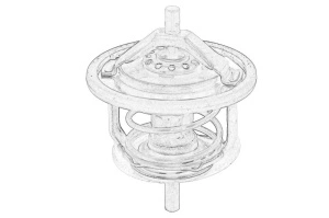 Termostat lichid racire ISUZU - Original OE