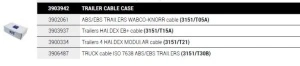 Tester diagnosticare, model: AXONE 3/NAVIGATOR TXT/NAVIGATOR TXTs/TRIBOX, brand HALDEX; KNORR; WABCO, mediu diagnosticare: TRAILERS, HALDEX EB+ 4 PIN; HANLEX MODULAR TRUCK 4 PIN TEXA - Img 3