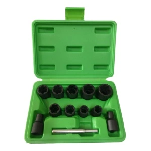 Trusă tubulare extragere antifurturi și șuruburi uzate 3/4" 6-19mm JBM