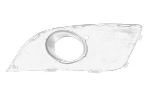Acoperire bara Dreapta Fata SEAT LEON 2009-2012 - (cu locas proiector, plastic, negru) - Original OE - Img 2