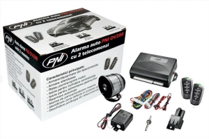 Alarma Auto cu 2 Telecomenzi si Inchidere Centralizata Pni, AT Product