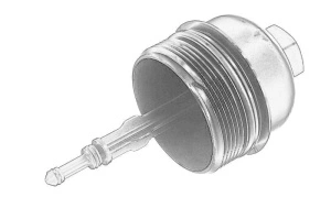 Capac carcasa filtru ulei BMW 3, 5, 7 1998-2006 - (cu inele o; E46; E39; E38; E53) - Original OE