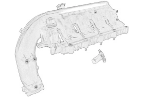 Colector admisie CHEVROLET CRUZE; OPEL ASTRA J, ASTRA J GTC, CORSA D dupa 2009 - Original OE