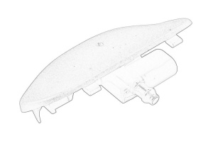 Diuza spalator faruri Stanga SKODA SUPERB III 2015-2024 - (incalzit) - Original OE