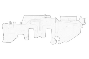 Element control debit aer Dreapta VW PASSAT B6 2005-2010 - (plastic) - Original OE