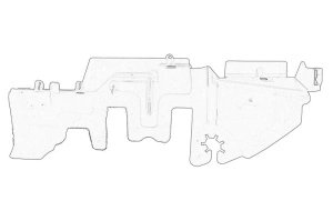 Element control debit aer Dreapta VW PASSAT B6 2005-2010 - (plastic) - Original OE