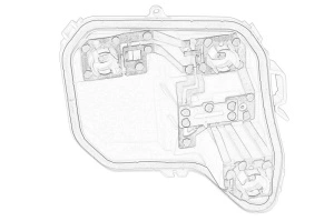 Element stop Dreapta Spate AUDI A4 B7 2004-2008 - Original OE
