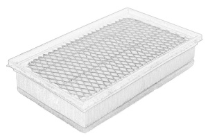 Filtru aer JEEP GLADIATOR dupa 2021 - (panou) - Original OE - Img 3