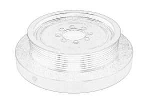 Fulie arbore cotit BMW 1, 2, 3 2008-2018 - (F20; F21; F22, F87; F30, F80; F31; F34; F32, F82; F33, F83; F36; F10) - Original OE