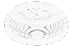 Fulie arbore cotit VW CRAFTER, TRANSPORTER T6, TRANSPORTER T6 / CARAVELLE T6 dupa 2015 - Original OE
