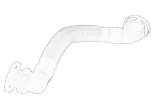 Furtun aerisire chiulasa AUDI A1, A3; SEAT ALTEA, ALTEA XL 2009-2019 - Original OE