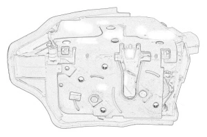 Incuietoare usa Stanga Fata BMW X5 2000-2006 - (cu servo; E53) - Original OE