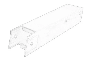 Intaritura bara /pe , Suport, aluminiu) Stanga Spate AUDI A6 ALLROAD C6, A6 ALLROAD C7, A6 C6 2004-2018 - ((pe dreapta) - Original OE