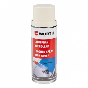 Lac spray alb crem lucios 9001 Wurth