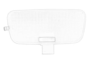 Lumina cabina MERCEDES SPRINTER 2-T, SPRINTER 3-T, SPRINTER 4-T 1995-2006 - (901, 902; 903; 904) - Original OE