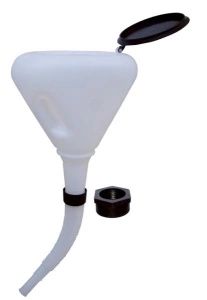 Pâlnie transparentă PROFITOOL cu capac, capacitate 3 l, lungime tub de umplere 240 mm