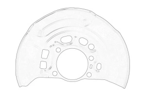 Protectie disc frana Stanga Fata TOYOTA AURIS, COROLLA 2012-2019 - Original OE