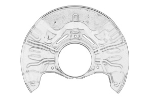 Protectie disc frana Stanga Fata TOYOTA AVENSIS, COROLLA VERSO 2003-2009 - Original OE