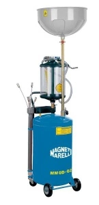 Recuperator de ulei 80 litri cu vas de vizualizare, extractie prin cadere si absortie, Magneti Marelli