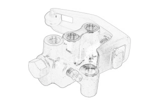 Regulator putere frana KIA K2500, K2500 II, K2900 dupa 2003 - Original OE