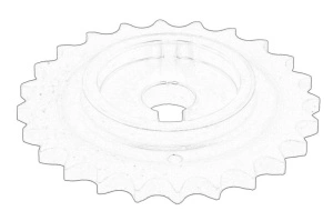 Roata dintata/pinion ax came HYUNDAI H-1 CARGO, H-1 TRAVEL; KIA SORENTO I dupa 2002 - Original OE