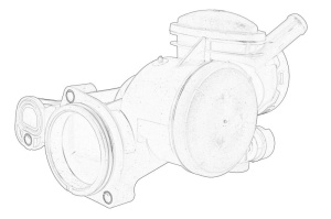 Separator ulei ventilatie bloc motor SEAT ALTEA, ALTEA XL, IBIZA IV - Original OE