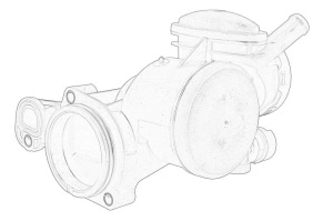 Separator ulei ventilatie bloc motor SEAT ALTEA, ALTEA XL, IBIZA IV - Original OE
