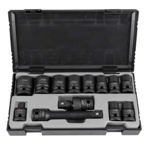 Set 13 piese de impact de 1/2" hexagonale + adaptor JBM - Img 1