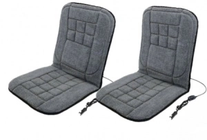Set 2 huse scaun auto cu incalzire electrica 12V 2 trepte incalzire Nordic CARFACE