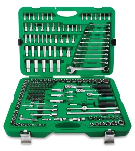Set chei diferite tipuri si marimi 216 piese TOPTUL - Img 3