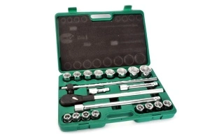 Set chei tubulare 3 / 4 inch, interval dimensiuni capete 19-50mm (16 piese) HANS