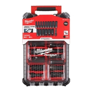 Set premiu de scule, omogen, profil: Hexagonal, priza / actionare: 1/2", ambalare: cutie de plastic MILWAUKEE - Img 2