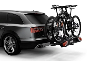Suport 2 Biciclete cu Prindere pe Carlig Remorcare Velospace Xt NEGRU, THULE