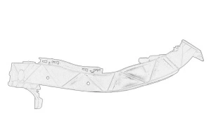Suport far Stanga BMW Seria 1 2003-2011 - (partea inferioara, plastic) - Original OE