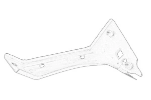 Suport fixare aripa Stanga Fata VW PASSAT ALLTRACK B8, PASSAT B8 dupa 2014 - Original OE
