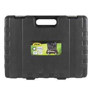 Trusă chei tubulare spline zincate 1/4" 72 piese JBM - Img 3