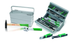 Trusa metal cu scule 65 piese TOPTUL