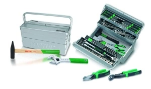 Trusa metal cu scule 65 piese TOPTUL