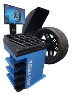 Aparat echilibrare motociclete/autoturisme TROLL-2451LP 230V, afisaj ecran LCD UNI-TROL