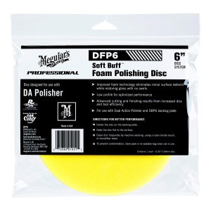 Burete Polish Mediu Meguiar's Soft Buff DA Foam Polishing Disc 6
