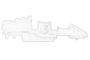 Canal ghidaj aer admisie Dreapta VW PASSAT 2010-2014 - (stanga plastic) - Original OE